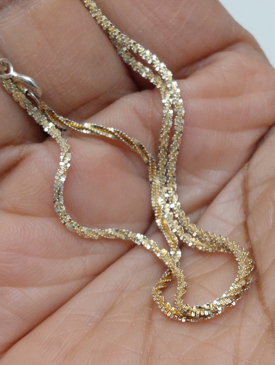 Jewelry - Gold Over Sterling Margarita Chain Vermeil Necklace